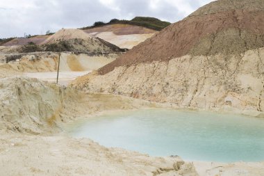 Benim Kolombiya'da bulunan kaolin.