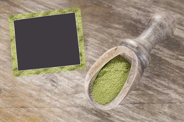 Polvo de moringa - Moringa oleifera — Foto de Stock