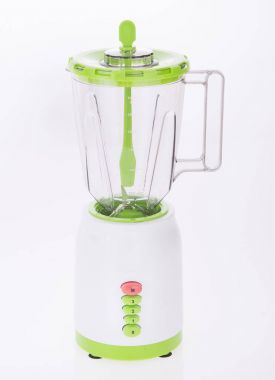 Beyaz arka plan üzerinde izole elektrik blender mutfak ekipmanları