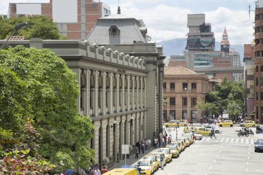 Medellin, Antioquia / Kolombiya - 13 Temmuz 2017. Carabobo yarış. Medelln Carabobo yaya için daha fazla önem vermek, yaya döndü