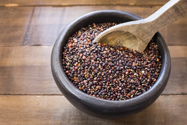 Semi di quinoa nera - Chenopodium quinoa — Foto Stock