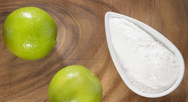 Pişirme soda ve limon ahşap tablo