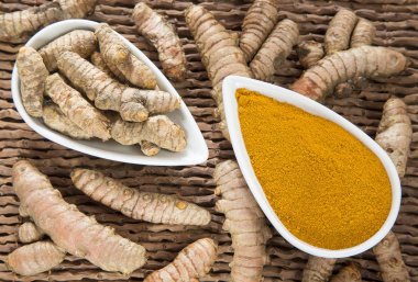 Kökleri ve zerdeçal tozu - Curcuma longa