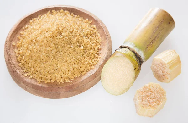 Pó e cana-de-açúcar - Saccharum officinarum — Fotografia de Stock