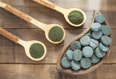 Spirulina tozu ve hapları - Spirulina
