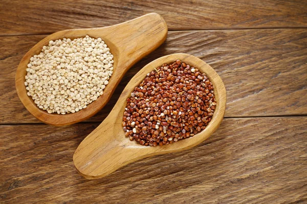 Rode Witte Quinoa Zaden Chenopodium Quinoa — Stockfoto