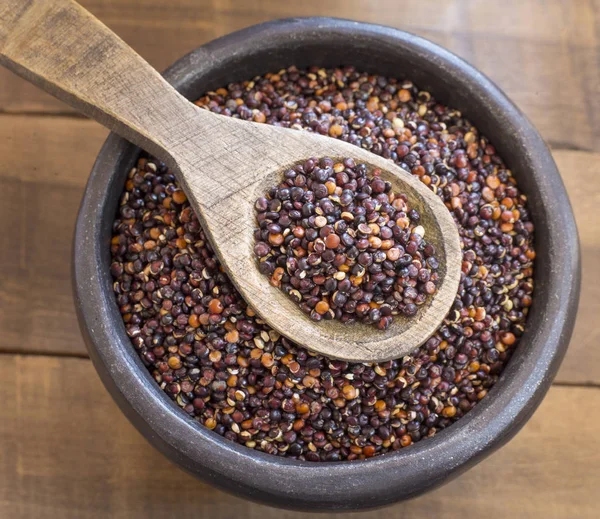 Frön Svart Quinoa Chenopodium Quinoa — Stockfoto