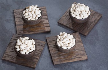 Ham organik beyaz fasulye - Phaseolus vulgaris