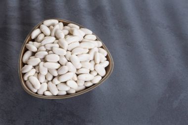 Ham organik beyaz fasulye - Phaseolus vulgaris