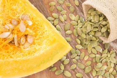 Yeşil tohum ve kabak - Cucurbita maxima