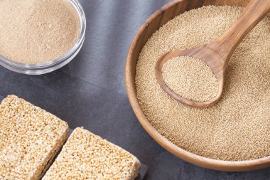 Solmayan çiçek tohumu, un ve barlar - Amaranthus