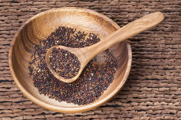 Frön Svart Quinoa Chenopodium Quinoa — Stockfoto