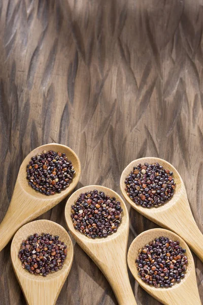 Frön Svart Quinoa Chenopodium Quinoa — Stockfoto
