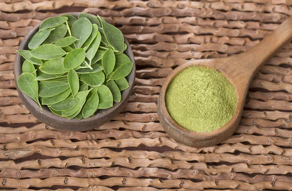 Moringa Bladeren Poeder Moringa Oleifera — Stockfoto