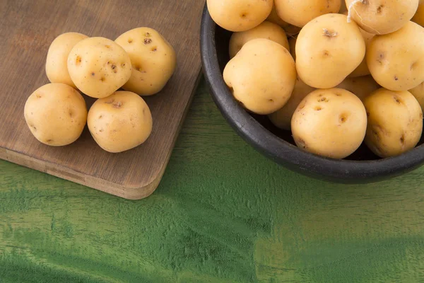 Pommes Terre Jaunes Solanum Phureja — Photo