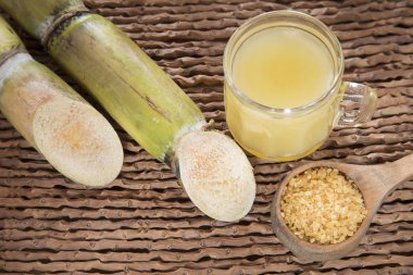 Şekeri, suyu ve şeker kamışı - Saccharum officinarum
