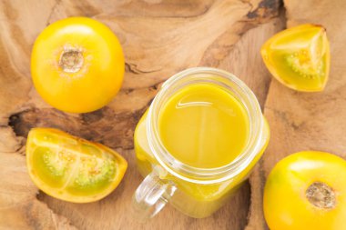 Lulo meyve ve meyve suyu - Solanum quitoense