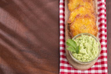 Kızarmış muz tostn. Patacon - Musa paradisiaca