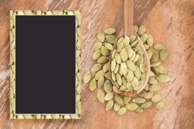 Organik kabak Yeşil tohumları