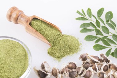 Moringa yaprak, tohum ve toz - Moringa oleifera