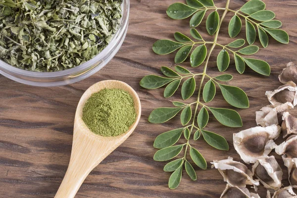Tohum, yaprak ve moringa toz - Moringa oleifera