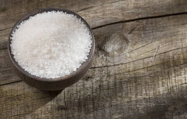 Azúcar Blanco Refinado Bowl — Foto de Stock