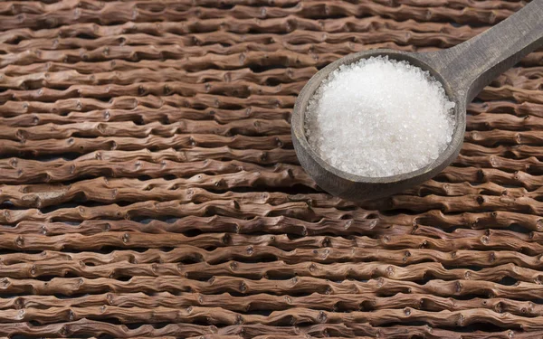 Biały Cukier Rafinowany Granulowany — Zdjęcie stockowe