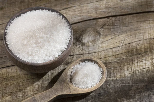Zucchero Bianco Raffinato Nella Ciotola — Foto Stock