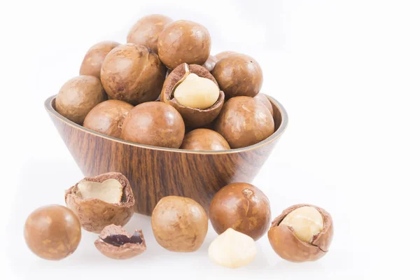 Macadamia Nuts Macadamia Integrifolia — Stock Photo, Image