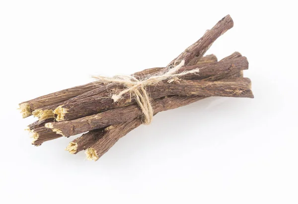 Süßholzwurzeln Glycyrrhiza Glabra — Stockfoto
