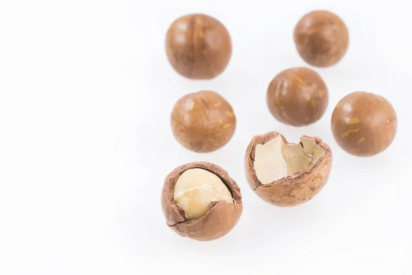 Macadamia nuts - Macadamia integrifolia — Stock Photo, Image