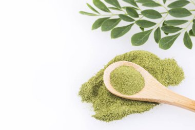 Moringa yaprakları ve tozu - Moringa oleifera