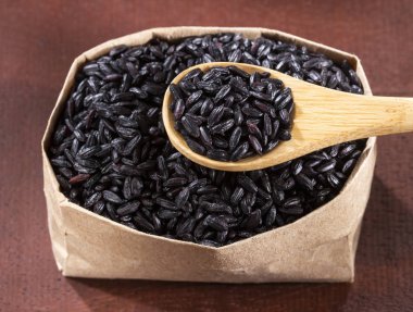 Organik Çiğ Siyah Pirinç - Oryza sativa