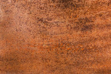 Paslı metal levhanın ayrıntıları - Üst görünüm