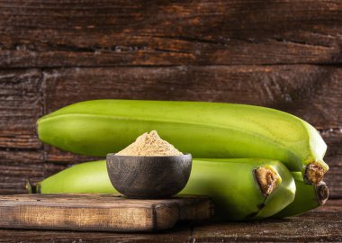Çiğ ve kurutulmuş yeşil muz, muz unu, dirençli un, prebiyotik gıda, mide sağlığı