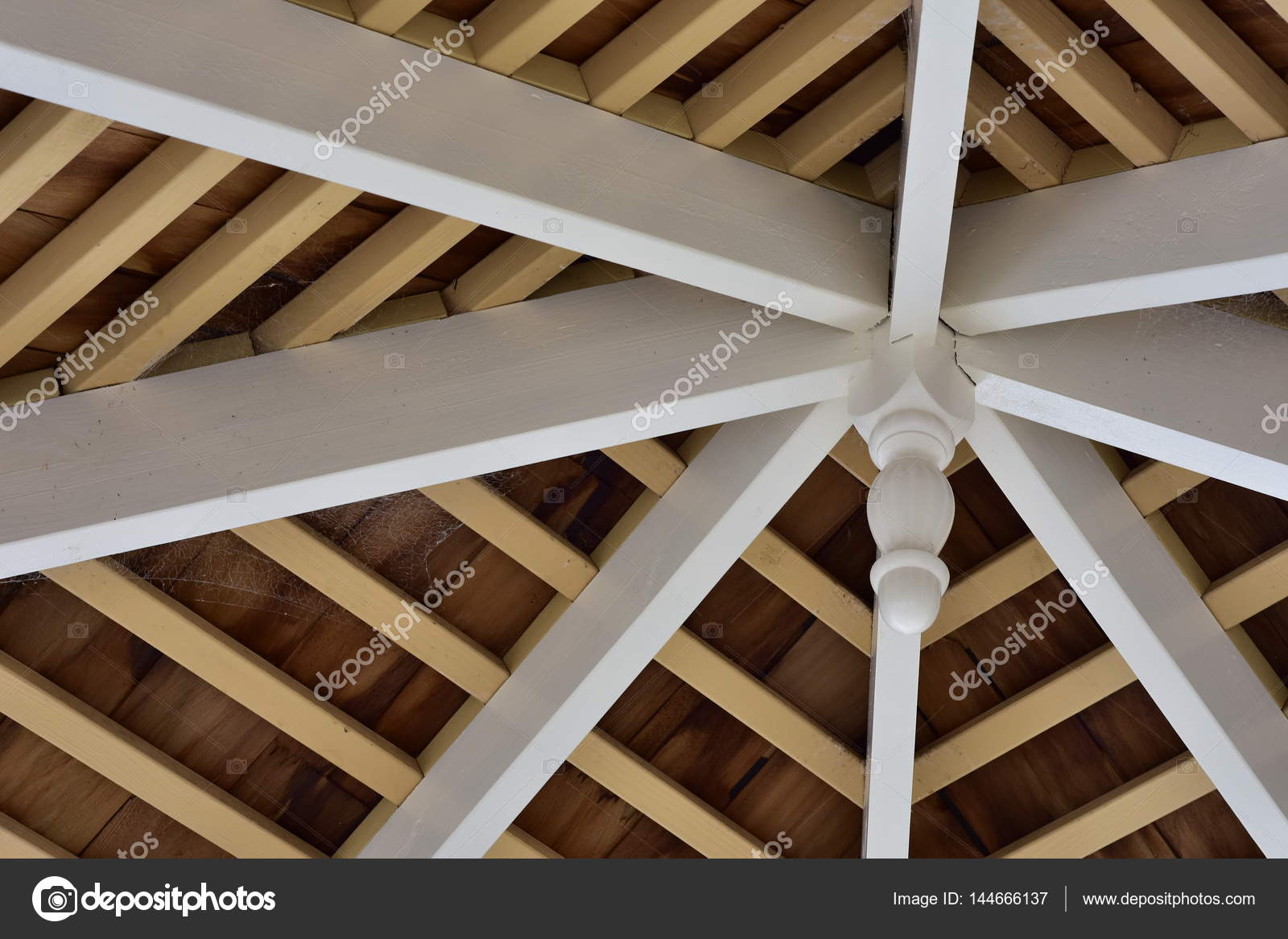 Rustic Wooden Ceiling Stock Photo C Spiderment 144666137