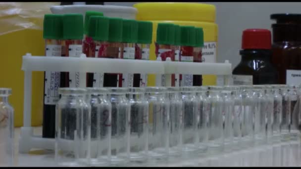 Laboratory Methods Researching Scientific Discoveries — Stock Video