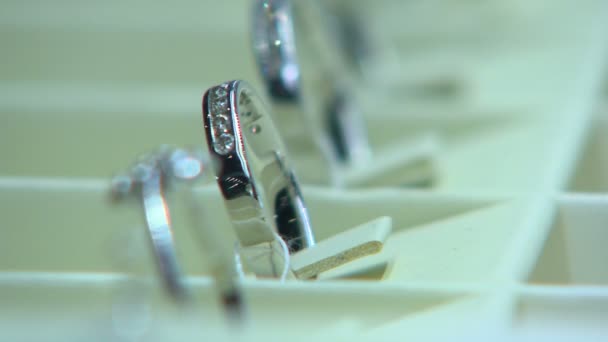 Smycken Dekorationer För Bröllopssemester — Stockvideo