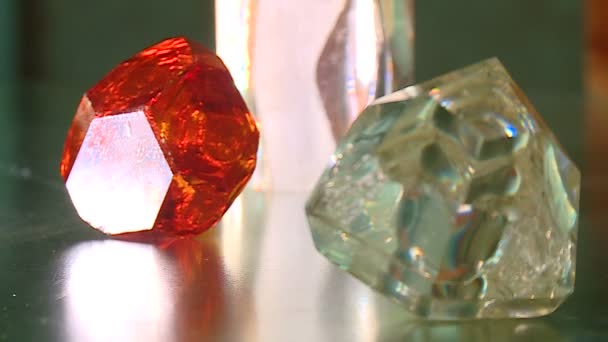 特殊な技術によるダイヤモンド加工 — ストック動画