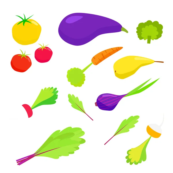 Vegetables seamless pattern — Stock Vector