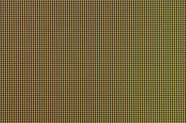 Closeup Led ışık ampul diyot bilgisayar monitör ekranında görüntülemek.