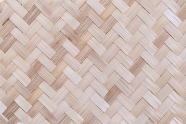 Bambu dokuma, geleneksel el işi mobilya malzemesi için Tayland tarzı dokuma.