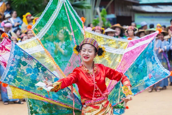 Thoet Thai Chiang Rai Thailand Декабря 2018 Года Группа Шан — стоковое фото