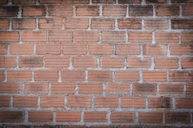 İç dizayn işi için tuğla duvar dokusu arka planı. dış dekorasyon ve endüstriyel yapı fikri tasarımı