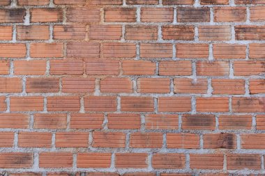 İç dekorasyon ve endüstriyel yapı tasarımı için tuğla duvar dokusu arka planı.