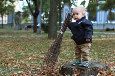 Sonbahar açık portrair