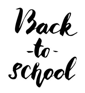 Okul hazırlıkları - yazı hat ifade