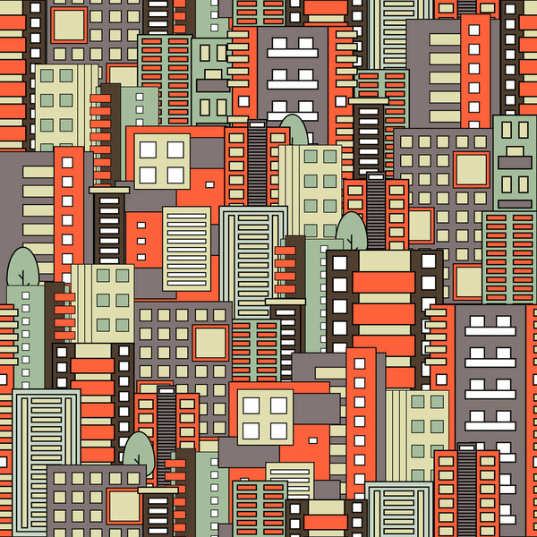 Жилой район с бесшовной структурой
