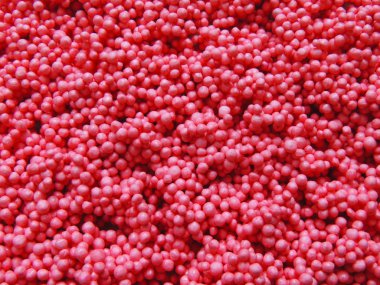 Güzel yumuşak odak arka plan plastik köpük yakın renkli