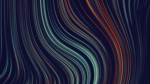 Abstract gradient colorful animation. 4K motion graphic. Trendy vibrant texture, fashion textile, neon colour, ambient graphic design, screen saver. — 비디오